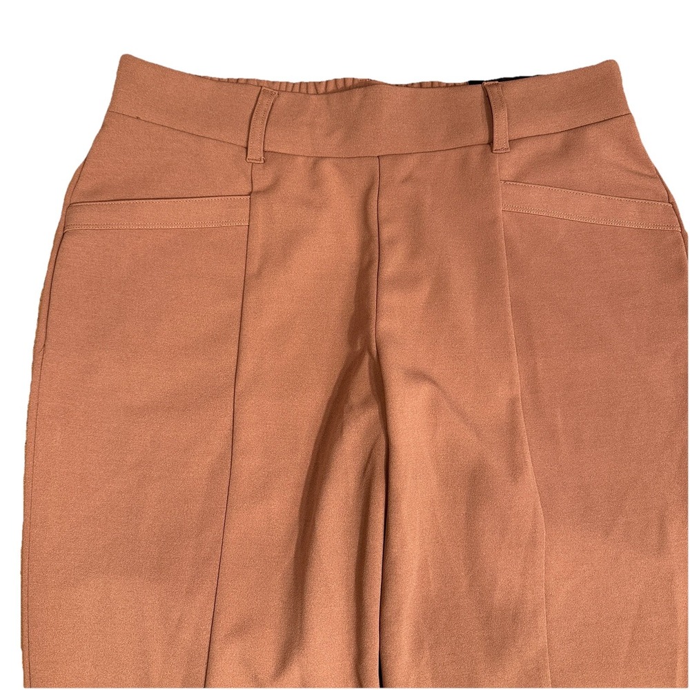 Maurices‎ Size Large High Rise Skinny Crepe Pull on Pants Dark Coral NWT - Picture 2 of 12